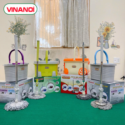 Bộ lau nhà xoay 360 độ VINANOI CMK-PRO01