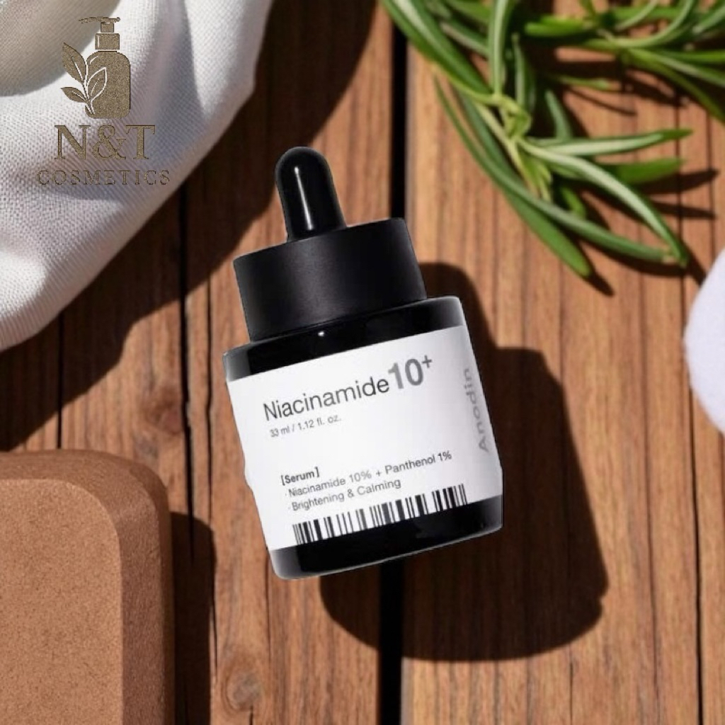 Tinh chất Anodin Niacinamide 10 Plus 33ml, dưỡng trắng, mờ thâm