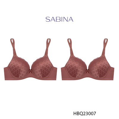 Combo 2 Áo Lót Có Gọng Mút Mỏng Phối Ren Habpy Bra by Sabina HBQ23007