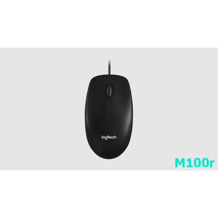 Chuột có dây Logitech M100R - Hàng chính hãng - Bảo hành 3 năm