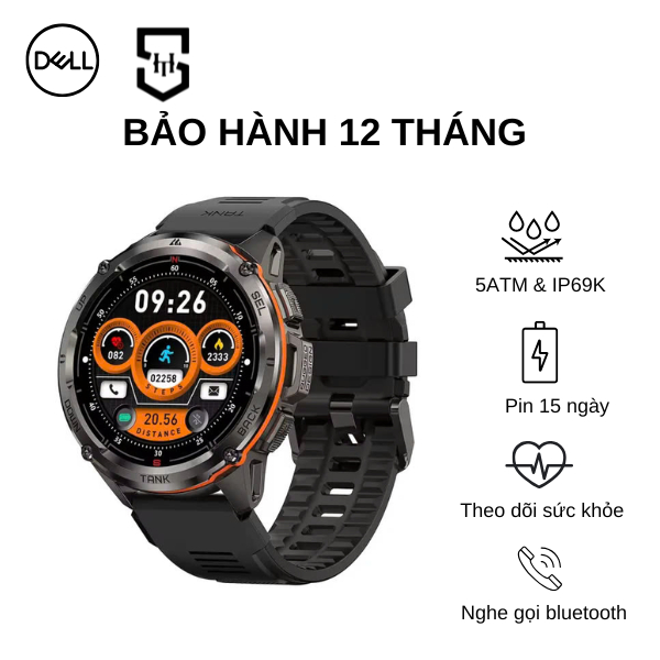 Đồng hồ thông minh Kospet Tank T3 Ultra | Nghe gọi trực tiếp