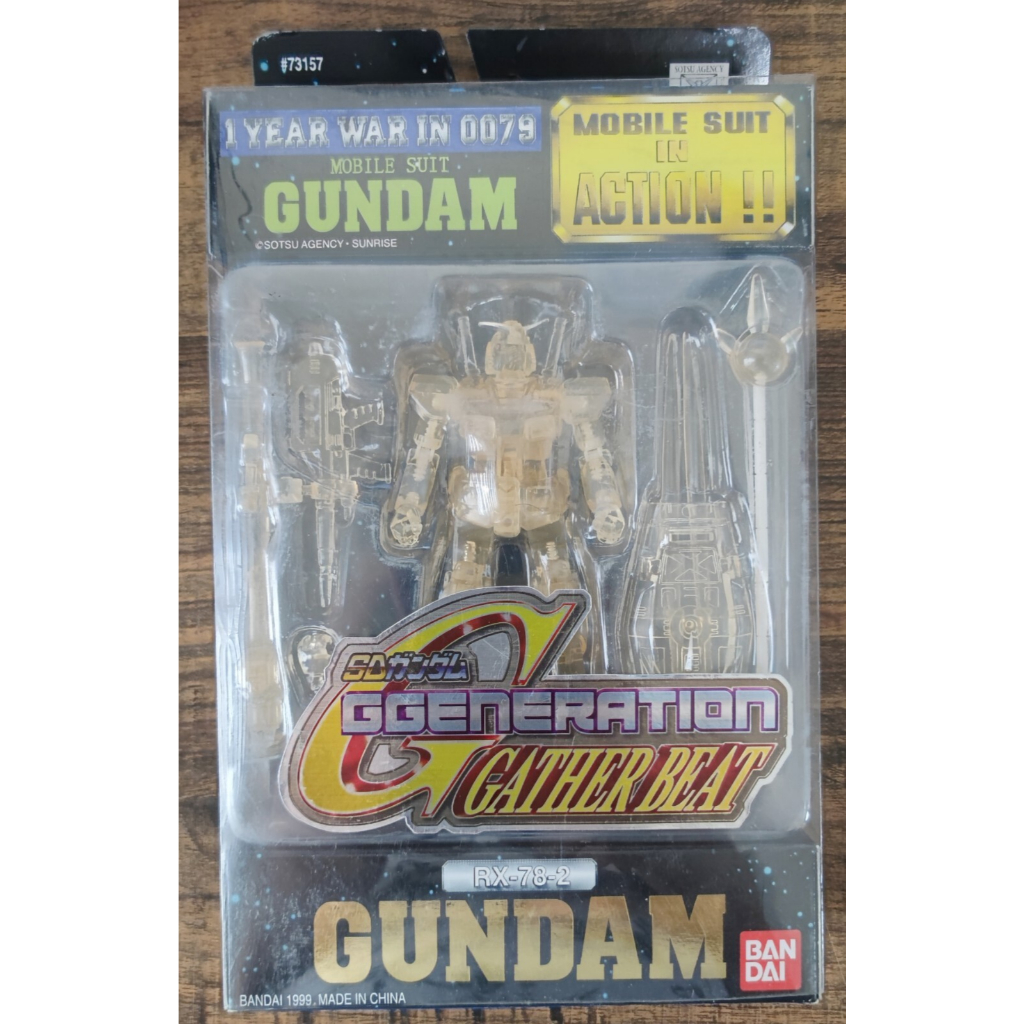 Bandai MIA MSIA Gundam Action Figure RX-78-2 Gundam Clear Crystal G Generation