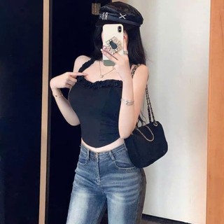 Áo yếm phi bóng thắt nơ cổ xinh U1120