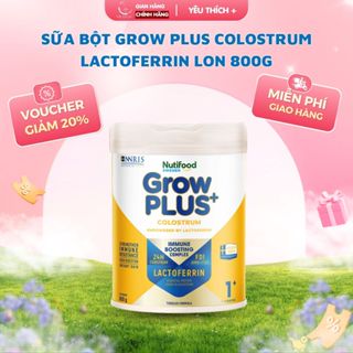   Bác sĩ Đăng  Sữa Bột Grow Plus Colostrum Lactoferrin 1+ và 2+  Lon 800g 