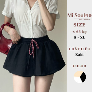 Quần Váy Nữ Cạp Chun Dây Rút MiSoul BigSize, Váy Thể Thao Xòe Che Khuyết Điểm Tốt 462