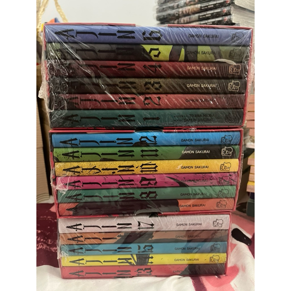 Ajin boxset đủ 3 box nguyên seal