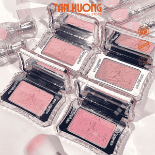 Má hồng Gogo Tales dạng kem nén kèm mút GT660 và phấn má hồng Sweet Ballet GT781 chính hãng nội địa trung