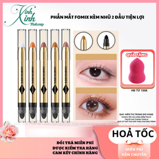 Phấn mắt FOMIX nhũ dạng bút sáp 2 đầu màu lấp lánh | XINH XINH MAKEUP