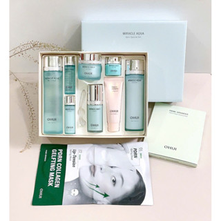 SET DƯỠNG Ohui Miracle Aqua special cấp nước - kiểm soát bã nhờn - giảm mụn - dưỡng ẩm chống lão hoá