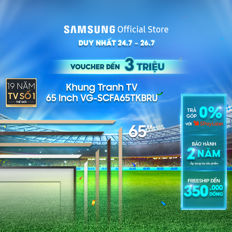 [Khung 65 inch] Khung Tranh Samsung Tivi 65 Inch VG-SCFA65TKBRU