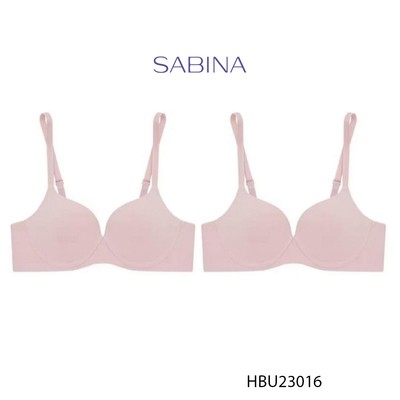 Combo 2 Áo Lót Có Gọng Mút Mỏng Phù Hợp Vòng 1 Nhỏ và Vừa Basic Happy Lady By Sabina HBU23016