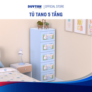 Tủ Tano 5 ngăn DUY TÂN nhựa PP/ABS, tủ quần áo đa năng, tiện lợi