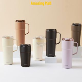 Ly Giữ Nhiệt LocknLock LHC4357 LHC4359 500ml 650ml – Inox Phủ Sứ, Nắp Lật, Có Dây Cầm Amazing Mall