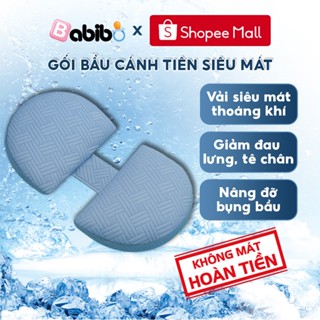 Gối bà bầu cánh tiên BABIBO, giảm đau lưng, hỗ trợ mẹ và bé ngủ ngon giấc, nâng đỡ bụng cho mẹ bầu