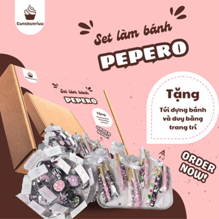   Tặng Túi và Duy Băng Tráng Trí  SET nguyên liệu làm bánh Pepero 