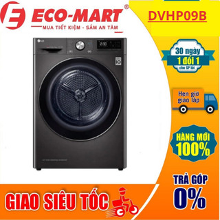 Máy sấy LG DVHP09B inverter 9 Kg bơm nhiệt ( Tặng giao lắp đặt miễn phí)