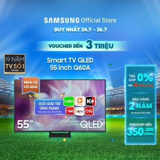 Smart Tivi Samsung 55 Inch QLED 4K QA55Q60AAKXXV - Model 2021 - Miễn phí lắp đặt: