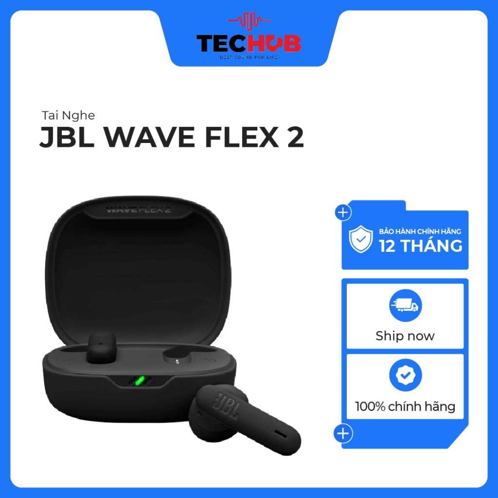 Tai nghe nhét tai JBL WAVE FLEX 2 - True Wireless Earbuds - Hàng Chính Hãng