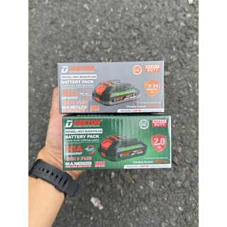 Pin chính hãng Dekton M21-B2065PLUS, 21V 2.0Ah, 5 TP cell, công nghệ lithium-ion, dung lượng 2.0AH