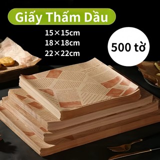  500 Tờ GiấY ThấM DầU ThựC PhẩM GiấY LóT ThấM DầUờ GiấY NêN GiấY NếN ChốNg TràN GiấY NếN CuộN To GiấY NếN LóT GiấY NếN 