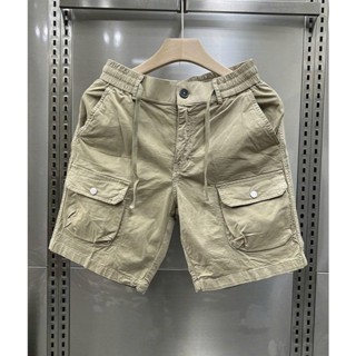 Quần Short Kaki Nam Cạp Chun Phối Khoá Túi Hộp 2 Bên Năng Động, Trẻ Trung - QSHORTKAKI155