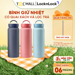  Bình Giữ Nhiệt LocknLock To Có Quai Xách Lọc Trà Chính Hãng Cao Cấp 3 Màu 900ML LHC4300 T2C Mall 
