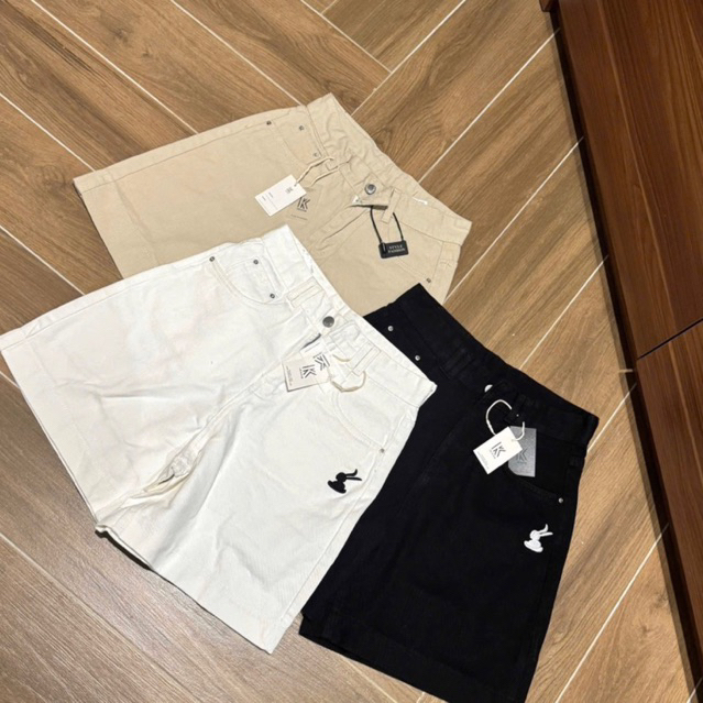 [K-JEANS] Quần jeans ngố thêu thỏ 4 màu cơ bản (mã T009)