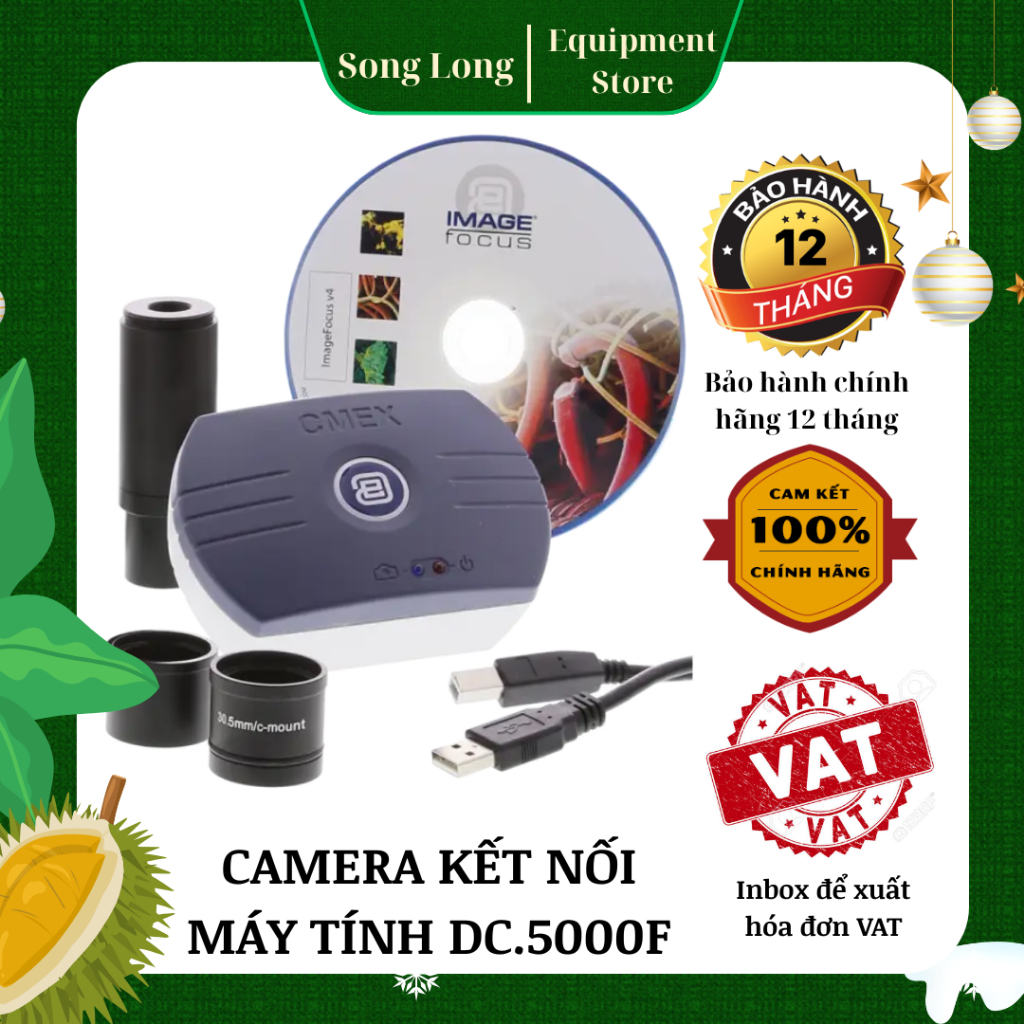 CAMERA KẾT NỐI KÍNH HIỂN VI VỚI MÁY TÍNH DC.5000F (Euromex-Hà Lan)