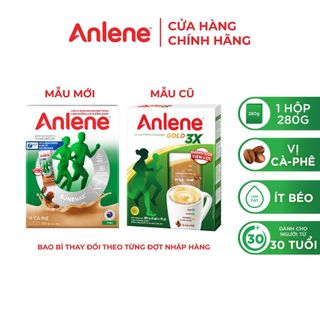 Sữa Bột Anlene Cà phê hộp 280g