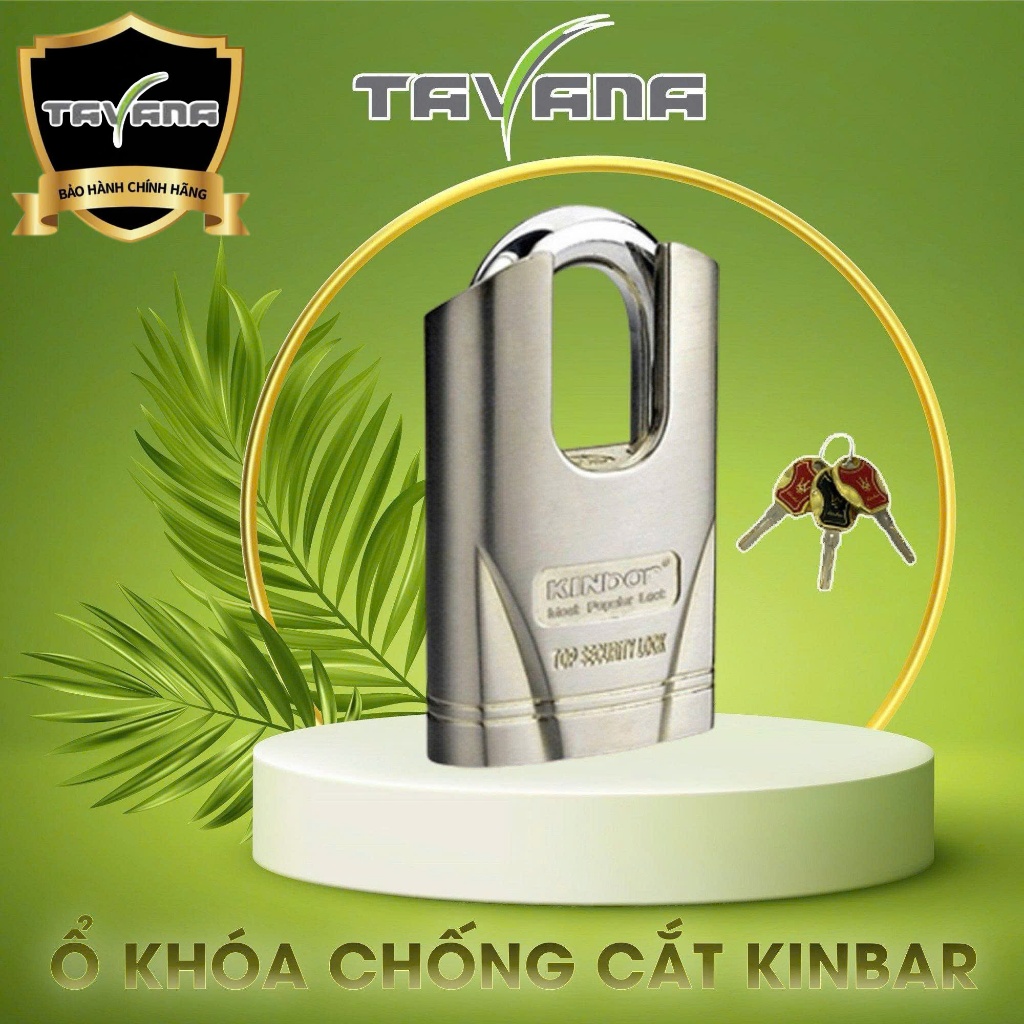 Ổ khóa chống cắt Kinbar B1-60H (hợp kim kẽm) (BẢO HÀNH CHÍNH HÃNG)