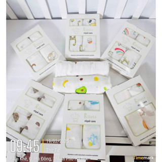 [Hót] Hộp 2 Khăn Aden & Anais Sợi Tre Cao Cấp Siêu Mềm Mịn