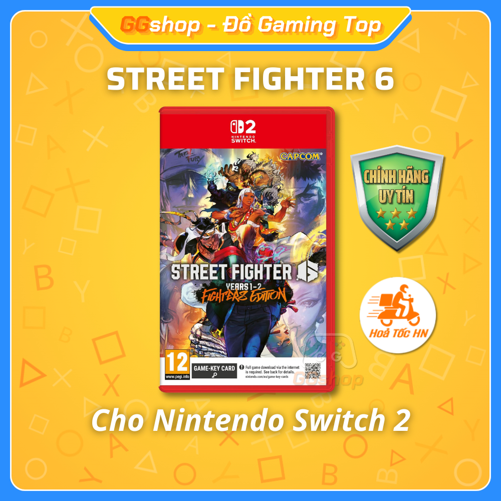 Băng Game Street Fighter 6 Years 1-2 Fighters Edition Cho Nintendo Switch 2
