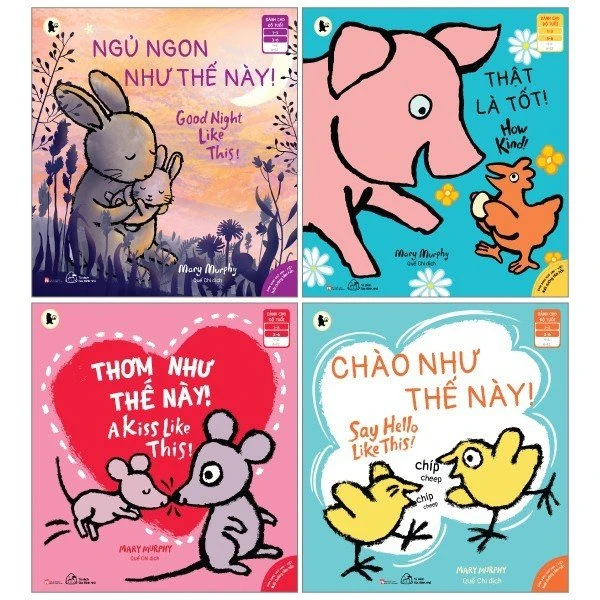 Sách ehon song ngữ Anh - Việt Mary Murphy