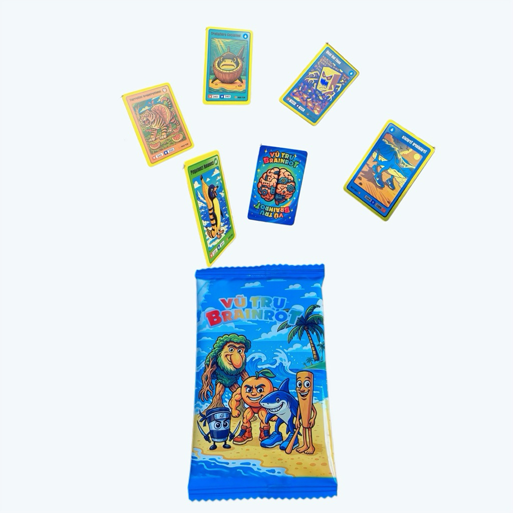 Thẻ bài Brainrot phiên bản túi mù - Top Boardgame