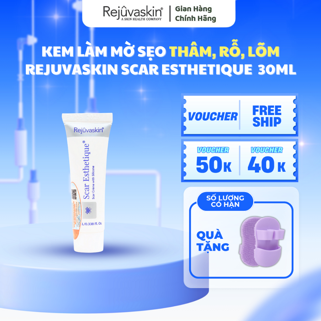 Kem Xoá Sẹo Thâm / Rỗ / Lõm Scar Esthetique Rejuvaskin 30ml