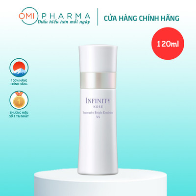 Nhũ Tương Dưỡng Trắng Da & Ngăn Ngừa Lão Hóa Infinity Kosé Innovative Bright XX 120ml