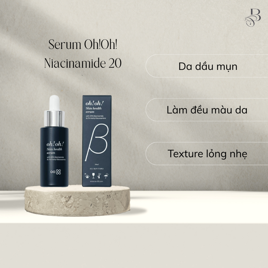 OhOh Niacinamide 20, Serum Niacinamide 20 Buncosmetics