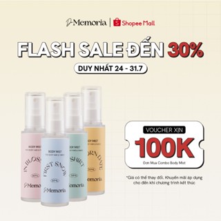 [MUA 2 NHẬN VOUCHER 100K] Body Mist Xịt Thơm Cơ Thể De Memoria Không Cồn Khô 50ml  - BST Cảm Xúc Chân Thật