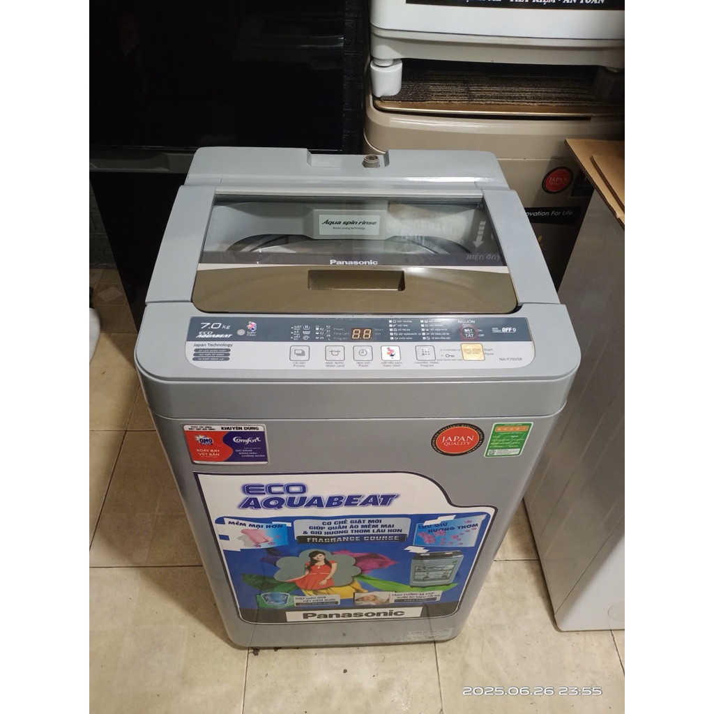 [Chỉ giao HCM chat trước khi đặt hàng] Thanh lý máy giặt Panasonic 7.0 kg