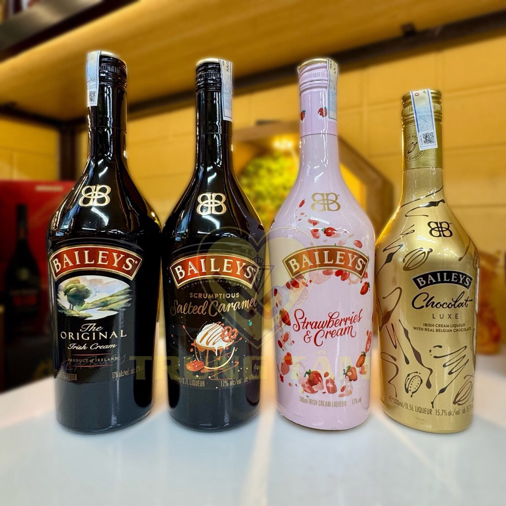Bailey’s sữa đủ loại, dùng pha chế, làm bánh