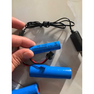 Dây sạc pin 3.7v 18650 3200mah 14500 800mah xe điều khiển vừa nhỏ