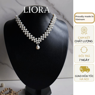 Vòng Cổ Choker Ngọc Trai Nhân Tạo Nữ | Phong Cách Thanh Lịch, Dự Tiệc – Phụ Kiện Áo Dài, Váy Đầm