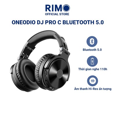 Tai nghe Bluetooth Oneodio Studio DJ Pro C | Hi-Res | Bluetooth 5.0 | Hàng chính hãng - Fullbox