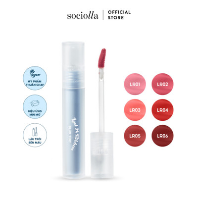 [HSD Trước 09/2027] Son Kem Thuần Chay Dearmay Lost Ribbon Blur Lip Tint 3.3g