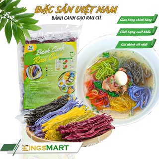 Bánh canh gạo rau củ - Thương hiệu VIDATA - Đặc sản Tây Sơn Bình Định - Túi 350g - Kingsmart