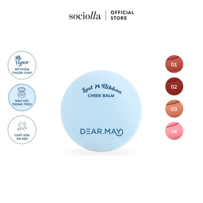 [HSD Trước 08/2027] Má Hồng Kem Thuần Chay Dearmay Lost Ribbon Cheek Balm Blush 4g
