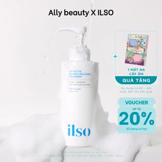 ilso Sữa rửa mặt dưỡng ẩm,sạch sâu,kiềm dầu cho da nhạy cảm da khô Bubble Cleanser200g 