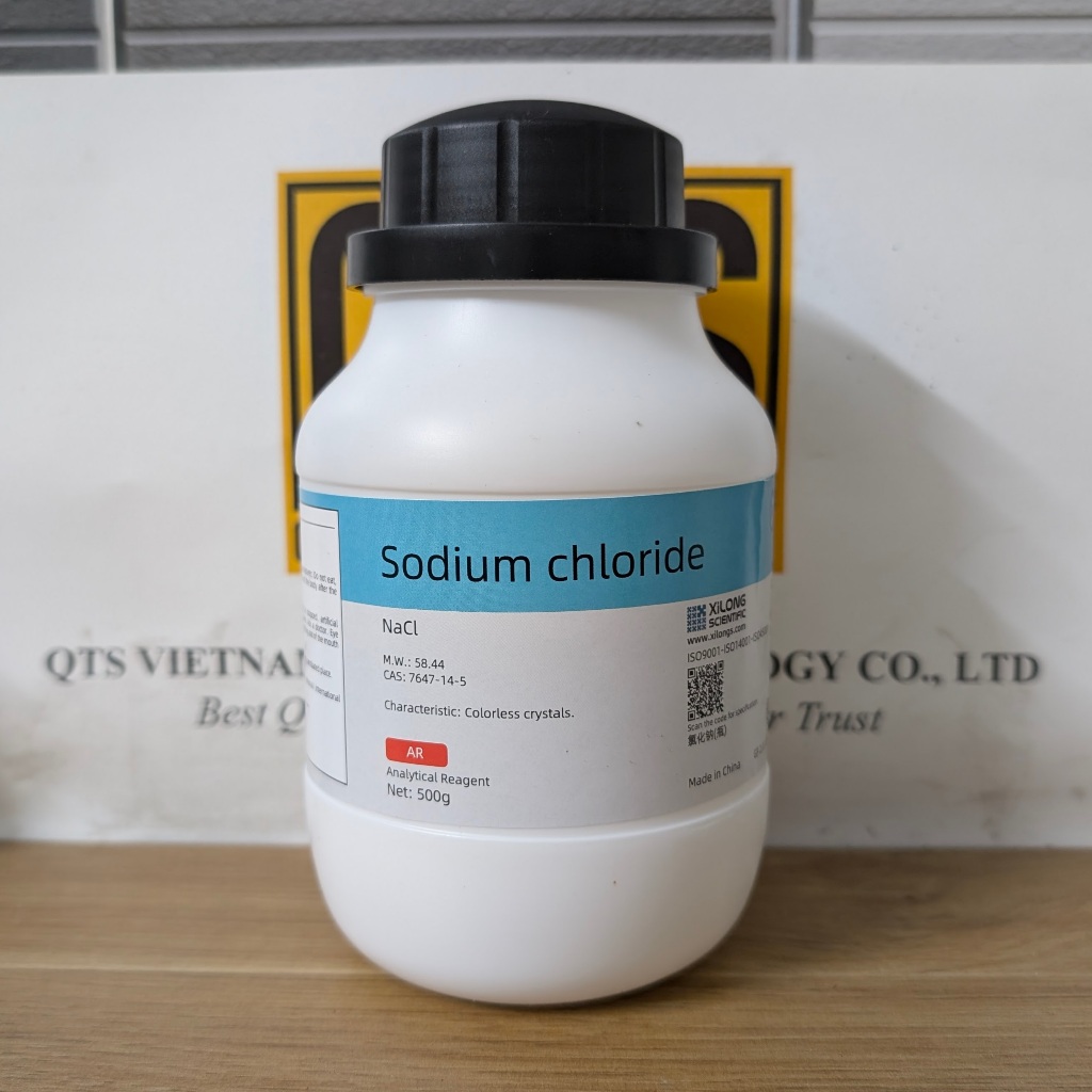 [NaCl] Muối NaCl tinh khiết-Sử dụng phòng thí nghiệm- 500g