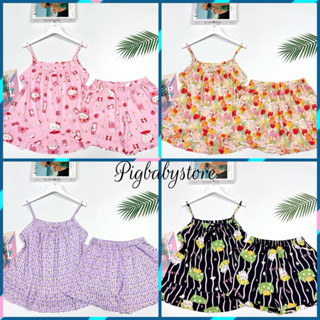 Đồ bộ lanh nữ, bộ tole nữ đùi hai dây bộ ngủ mặc nhà 40-70kg đường may kĩ - Pigbabystore DHD01