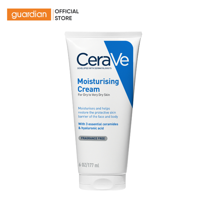 Kem Dưỡng Ẩm Phục Hồi Chuyên Sâu Và Giữ Da Ẩm Mịn Cerave Moisturising Cream 177Ml | Guardian Việt Na